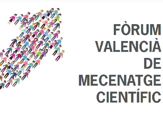 Esta imagen muestra el cartel del Foro Valenciano de Mecenazgo Científico